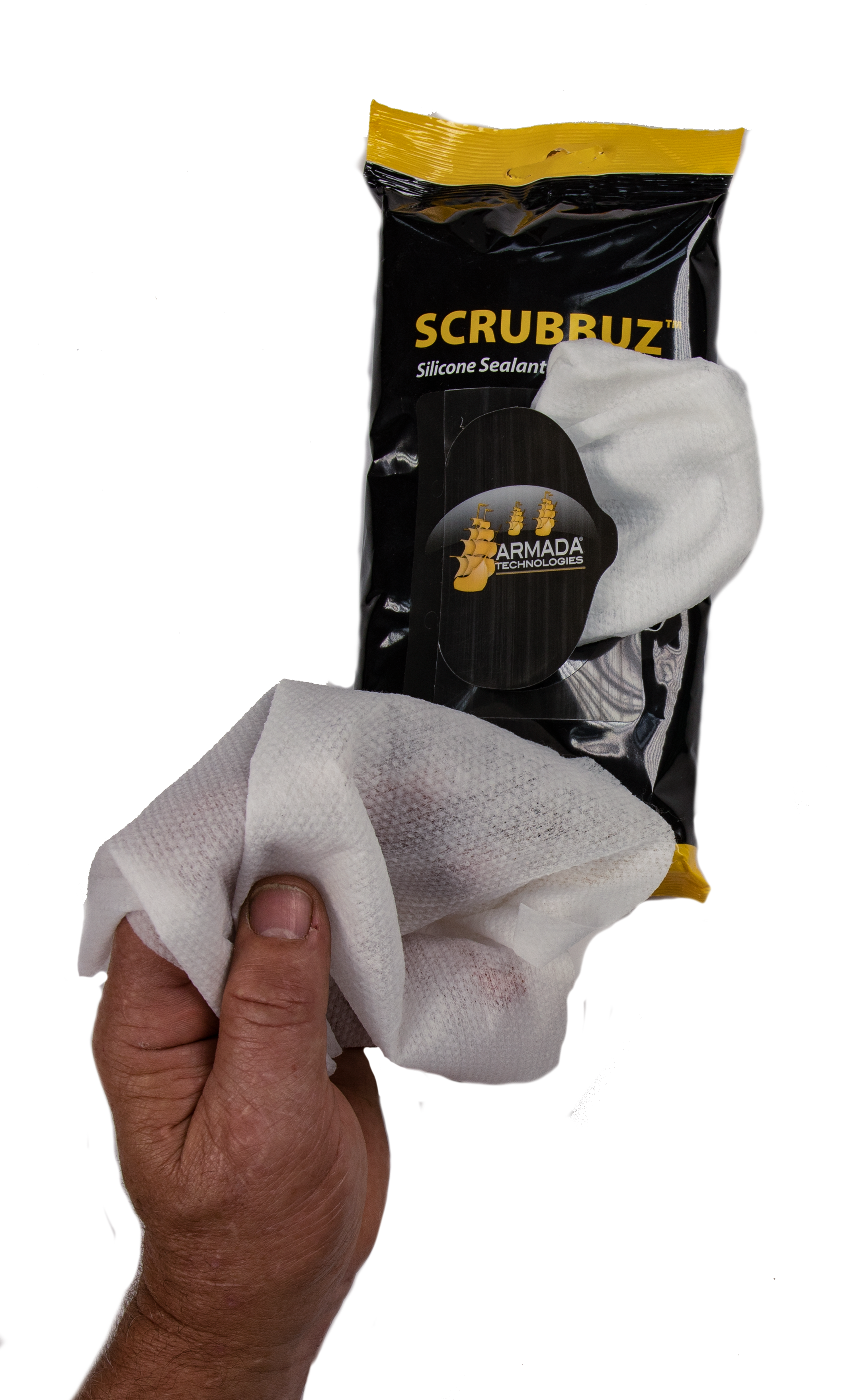 Scrubbuz™ Silicone Sealant Gel Removing Wipes-image
