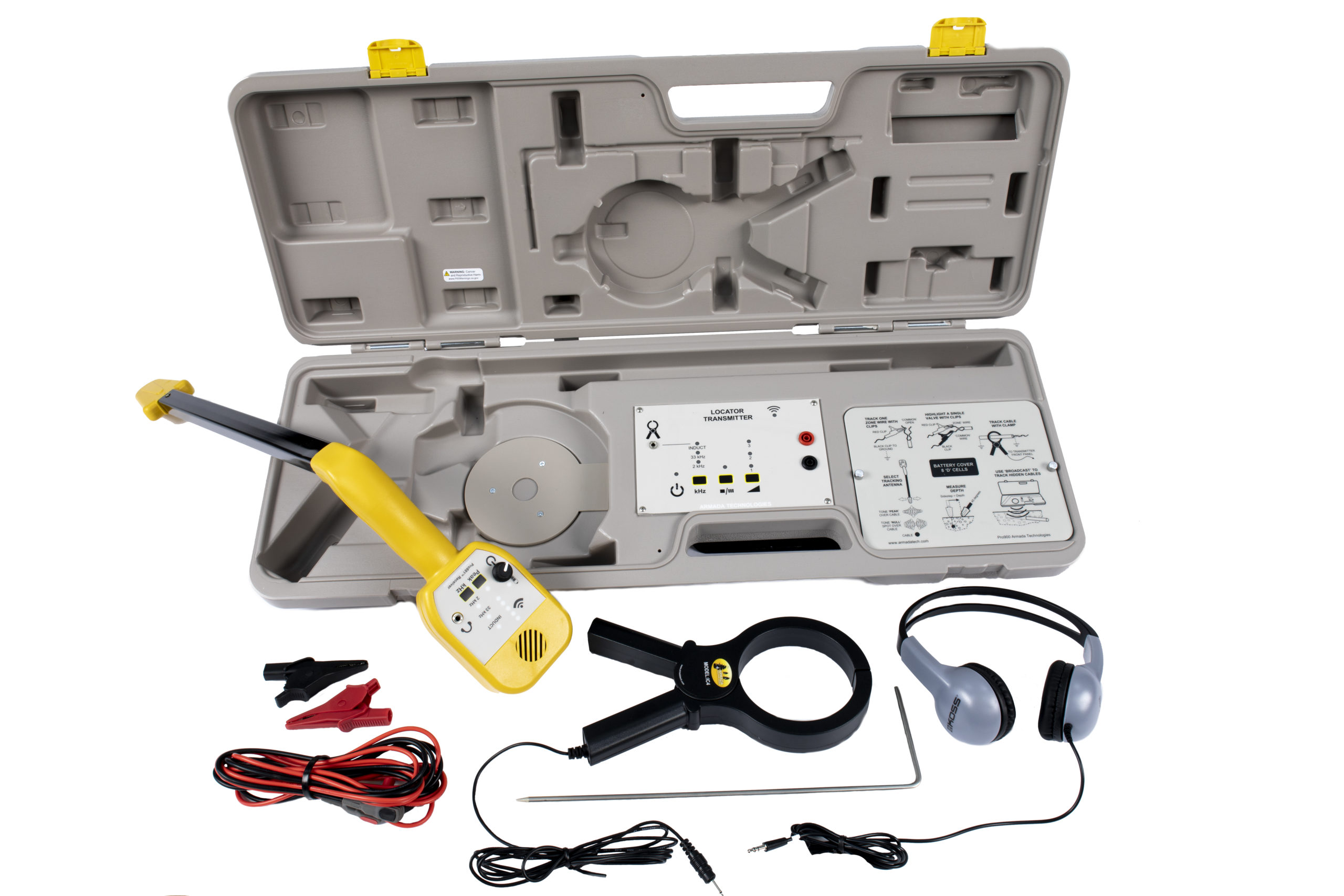 Pro881™ Digital Underground Cable Locator with Inductive Clamp-image